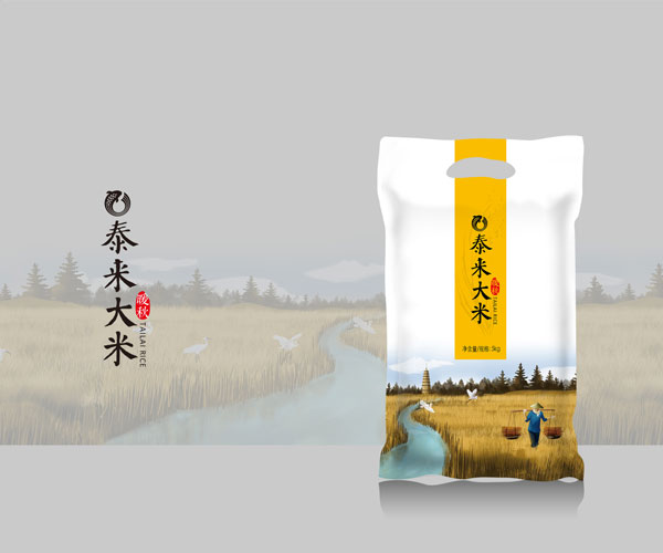 泰來大米包裝設計-優質大米首選