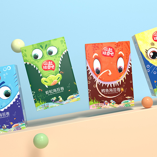 惠發食品 x 芭乐软件免费下载app下载設計 海苔包裝設計 (海苔卷趣味食品包裝創意）